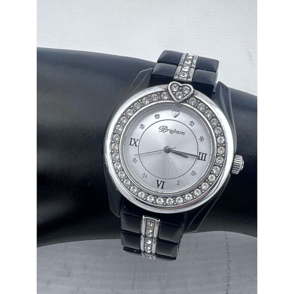 Brighton Black Dana point Watch New Battery Excellent Condition Crystals. - Picture 2 of 5